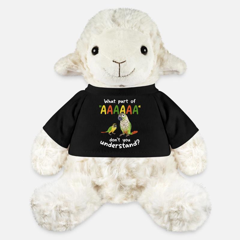Molinasittich Papagei Vogel Sittich - MiniFeet® Schaf Annika - Schwarz