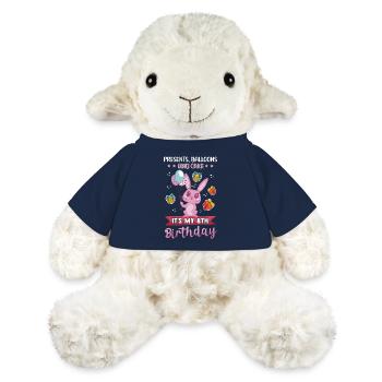 8e anniversaire 8 ans cadeau idée cadeau - Mouton en peluche Annika MiniFeet® - bleu marine - Devant