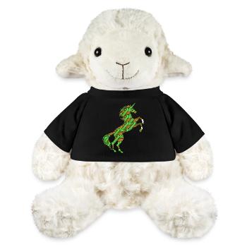 Corn Cobs Unicorn T-Shirt Corncob Maize Magical - MiniFeet® Sheep Annika - black - Front
