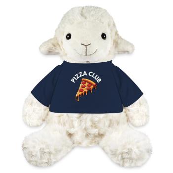 Pizza Club pizza au fromage drôle pour les amateurs de restauration rapide - Mouton en peluche Annika MiniFeet® - bleu marine - Devant