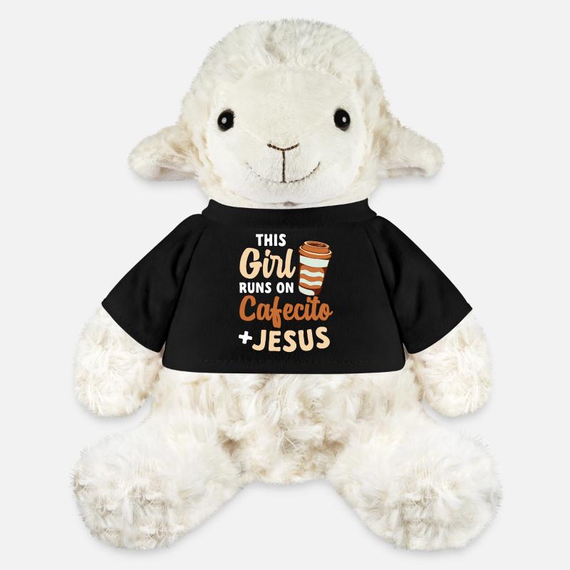 Café espagnol Cafecito - Mouton en peluche Annika MiniFeet® - noir