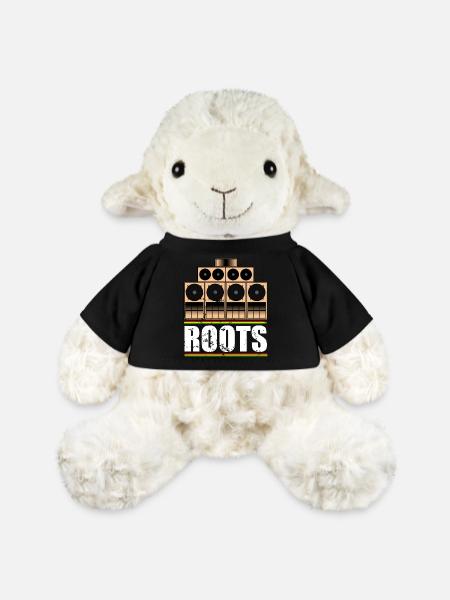 Roots Reggae - Mouton en peluche Annika MiniFeet® - noir