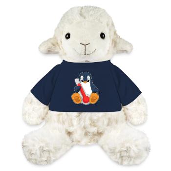 Thermomètre clinique Penguin - Mouton en peluche Annika MiniFeet® - bleu marine - Devant