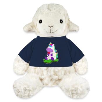 Jeu de cartes de poker Unicorn Poker - Mouton en peluche Annika MiniFeet® - bleu marine - Devant