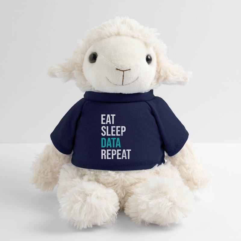 Eat Sleep Data Repeat Statistics Lovers MiniFeet® Sheep Annika