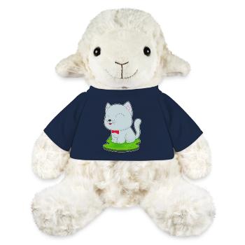 Noeud papillon chat - Mouton en peluche Annika MiniFeet® - bleu marine - Devant