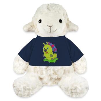 Parapluie Caterpillar - Mouton en peluche Annika MiniFeet® - bleu marine - Devant