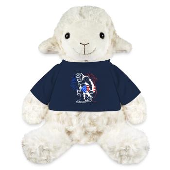 Vierter Juli Nationalfarben Nationalfeiertag USA - MiniFeet® Schaf Annika - French Navy - Vorne