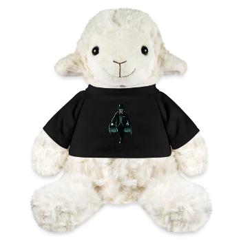 Rétro Vintage Style Halloween Costume Vampire Décoration - Mouton en peluche Annika MiniFeet® - noir - Devant