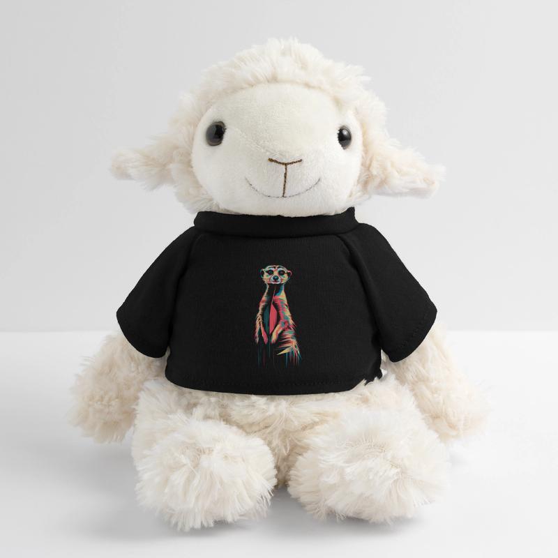 Oeuvre d’art colorée de suricate Mouton en peluche Annika MiniFeet®