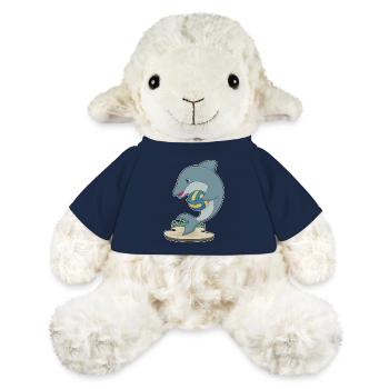 Dauphin Joueur de volley-ball Volley-ball - Mouton en peluche Annika MiniFeet® - bleu marine - Devant