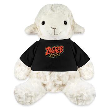 Zagreb Croatia Souvenir - MiniFeet® Sheep Annika - black - Front