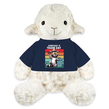 Waschbär Every Day is Trash Day Retro Klima Lustig - MiniFeet® Schaf Annika - French Navy - Vorne