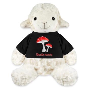 Champignons d’automne - Mouton en peluche Annika MiniFeet® - noir - Devant