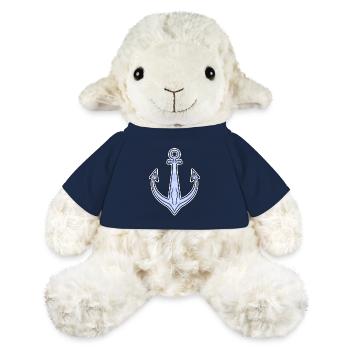 Anchor Symbol North Sea Boat - MiniFeet® Sheep Annika - french navy - Front