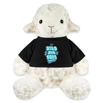 Sauvage et gratuit Asik Graffiti Throwup Style simple - Mouton en peluche Annika MiniFeet® - noir - Devant