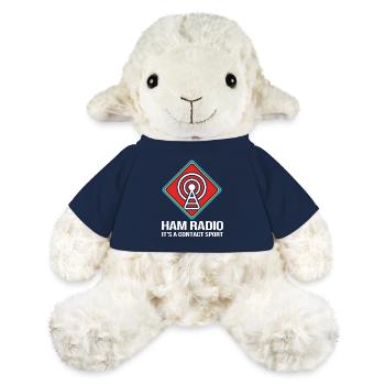 Antenne radio amateur - Mouton en peluche Annika MiniFeet® - bleu marine - Devant