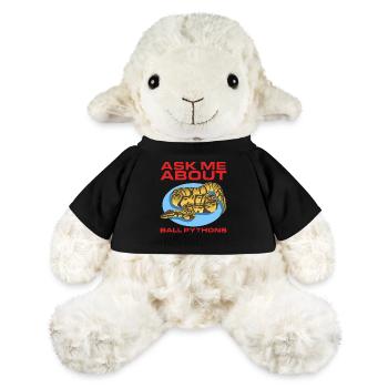 Königspython Python Schlange Geschenke - MiniFeet® Schaf Annika - Schwarz - Vorne