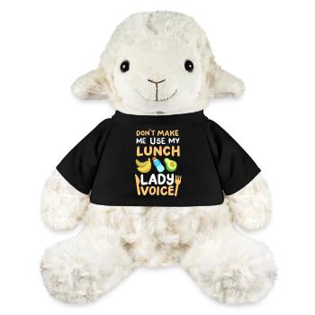 Mittagessen Schule Cafeteria Crew - MiniFeet® Schaf Annika - Schwarz - Vorne