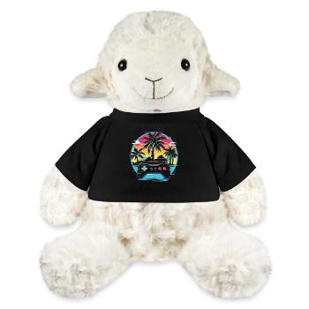 Jeux Vidéo Vaporwave - Mouton en peluche Annika MiniFeet® - noir - Devant