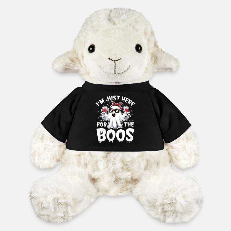 Halloween Ghost I'm just here for the Boos - MiniFeet® Sheep Annika - black