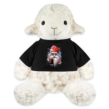 Gnome with Santa hat - MiniFeet® Sheep Annika - black - Front