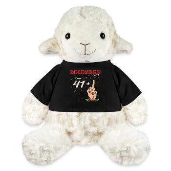 Dezember Mädchen 41 + Mittelfinger | Heftiger 42. Platz - MiniFeet® Schaf Annika - Schwarz - Vorne