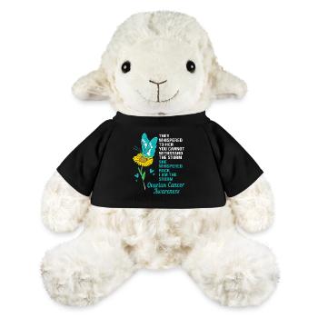 Cancer de l’ovaire Cancer survivant Cancer - Mouton en peluche Annika MiniFeet® - noir - Devant