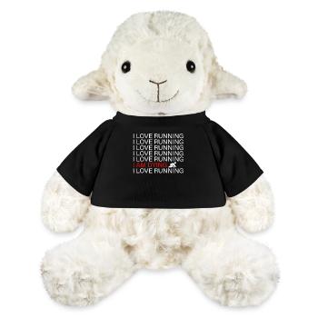 I Love Running I Am Dying Funny Running Humor - MiniFeet® Sheep Annika - black - Front