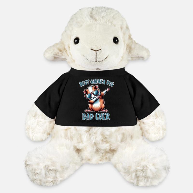 Dicton de cochon d’Inde, Cadeau de cochon d’Inde - Mouton en peluche Annika MiniFeet® - noir