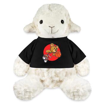 Basket Baller Teddybär Basketball - MiniFeet® Schaf Annika - Schwarz - Vorne