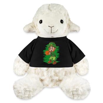 Basket Baller St. Patricks Day Basketball - MiniFeet® Schaf Annika - Schwarz - Vorne