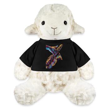 Saxophone - Mouton en peluche Annika MiniFeet® - noir - Devant