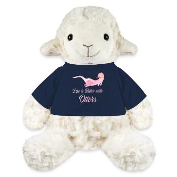 Otter Watercolor Life Is Better - MiniFeet® Schaf Annika - French Navy - Vorne