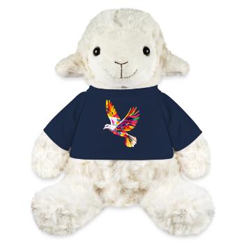 Colombe Blanche Paix Paix Bois Colombe Colombes Blanches - Mouton en peluche Annika MiniFeet® - bleu marine - Devant
