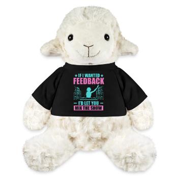 If I Wanted Feedback Sound Engineer - MiniFeet® Sheep Annika - black - Front