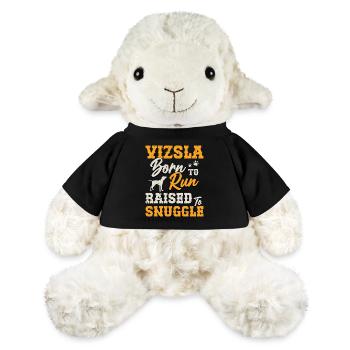 Vizsla Born To Run Raised To Snuggle Pet Owner - MiniFeet® Sheep Annika - black - Front