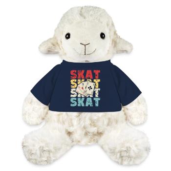Skat Karten Retro Design - MiniFeet® Schaf Annika - French Navy - Vorne