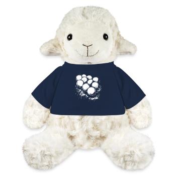Billardkugeln Gaffiti - MiniFeet® Schaf Annika - French Navy - Vorne