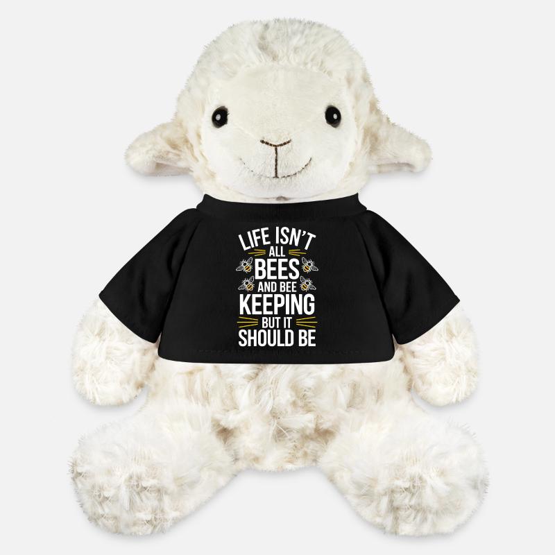 Imker Spruch Imkerei Biene Lustiges Imker Geschenk - MiniFeet® Schaf Annika - Schwarz
