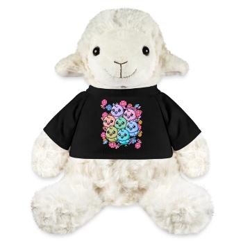 80s 90s Happy Easter Chick Child Kids Baby - MiniFeet® Sheep Annika - black - Front