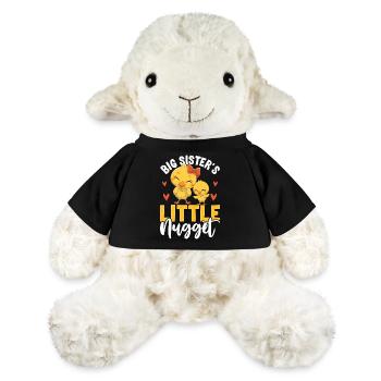 Big Sister's Little Nugget Küken Motiv - MiniFeet® Schaf Annika - Schwarz - Vorne