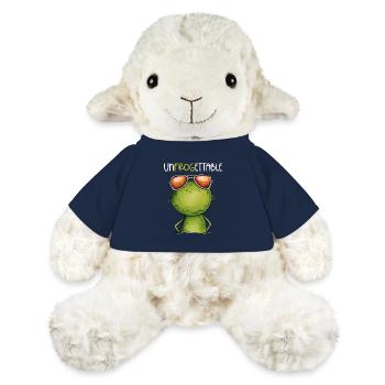 Cool frog with glasses and pun statement - MiniFeet® Sheep Annika - french navy - Front