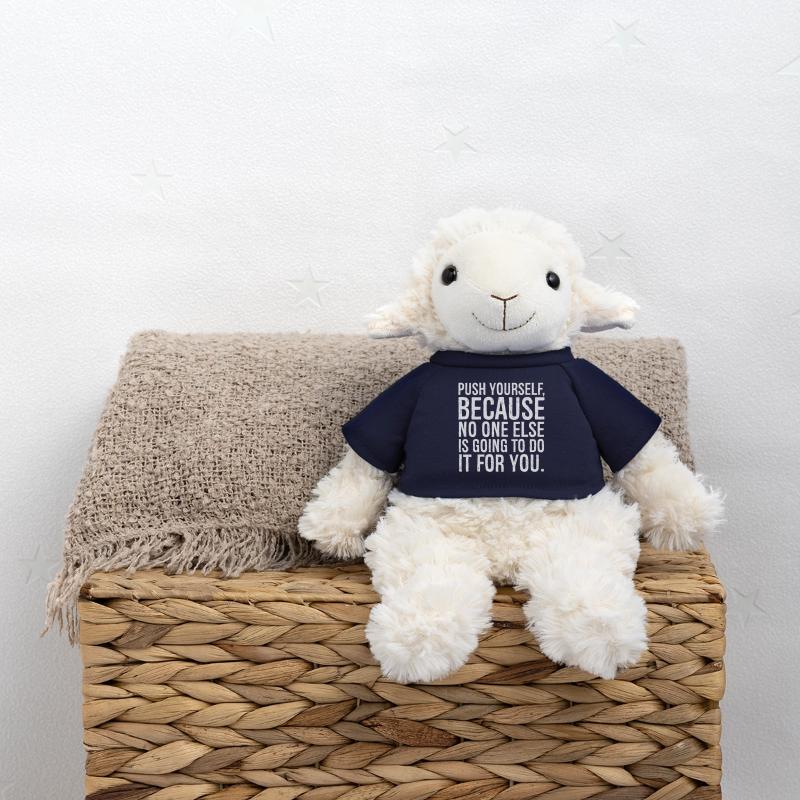 push yourself because no one else is going to do MiniFeet® Sheep Annika