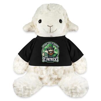 Irischer Segen St. Patrick's Day Feier - MiniFeet® Schaf Annika - Schwarz - Vorne