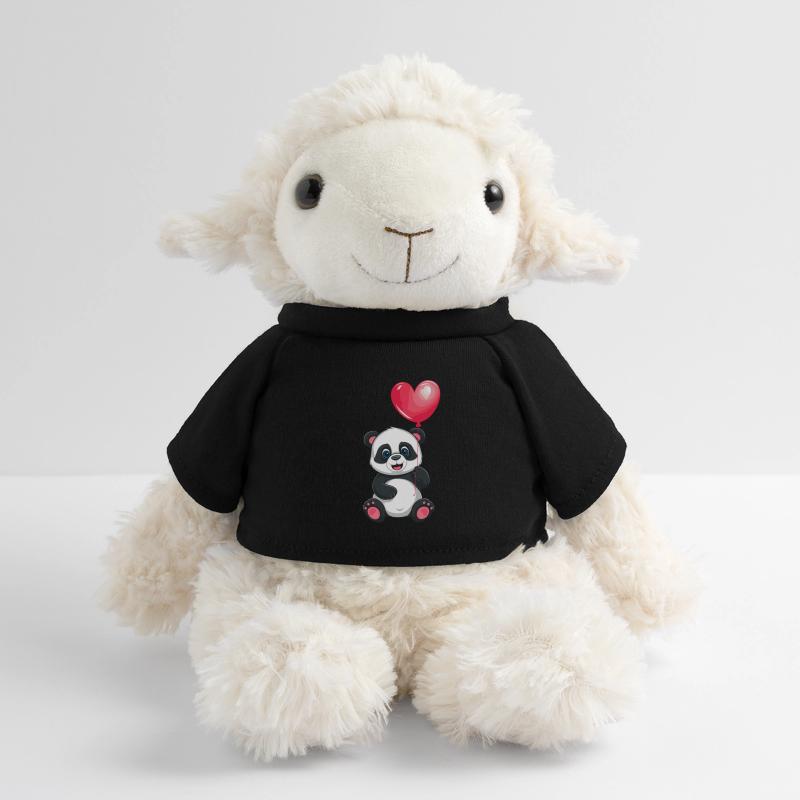 Panda mignon avec conception de ballon en forme de cœur pour Mouton en peluche Annika MiniFeet®