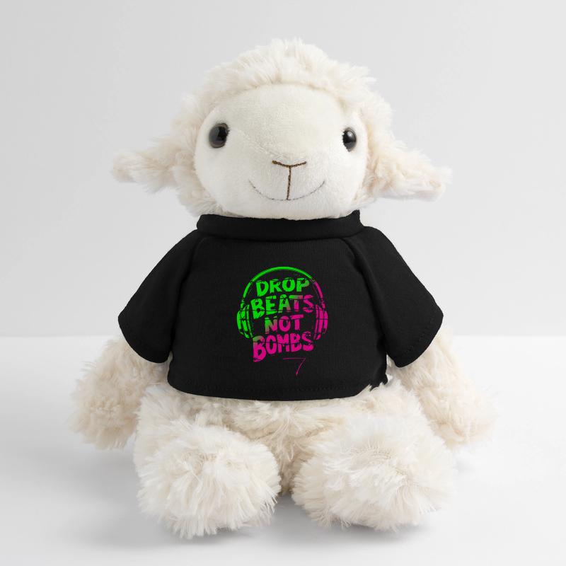 Drop Beats Not Bombs vert rose Mouton en peluche Annika MiniFeet®