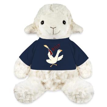 Rioting Goose T-Shirt – Fun & Quirky Graphic - MiniFeet® Sheep Annika - french navy - Front