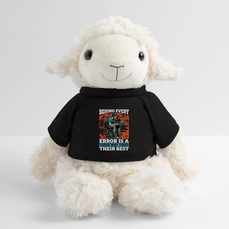 Le codeur derrière chaque erreur est un codeur développeur Web Mouton en peluche Annika MiniFeet®