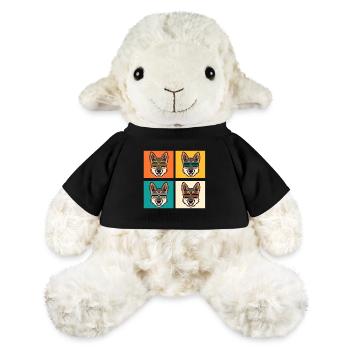 Hund Deutscher Schäferhund - MiniFeet® Schaf Annika - Schwarz - Vorne